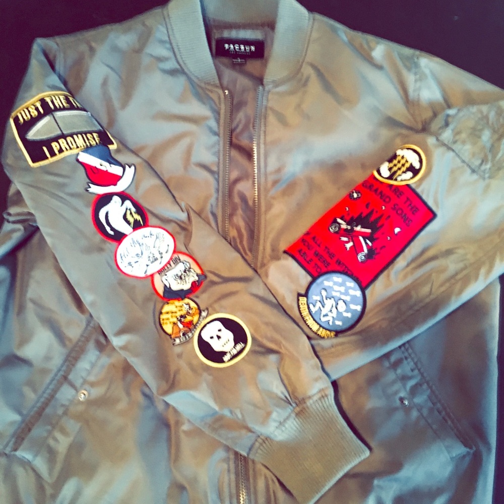 PAC SUN BOMBER JACKET LARGE MENS